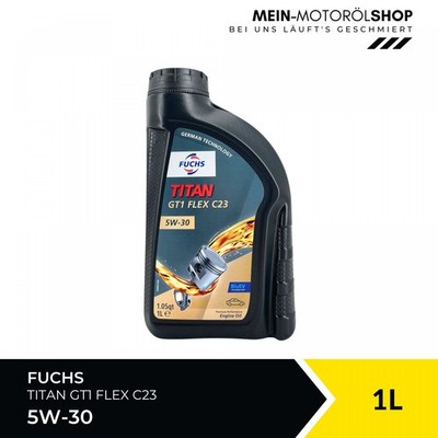 Fuchs Titan GT1 Flex C23 5W-30 BMW Mercedes MB 229.31 Opel Fiat Motoröl 1 Liter