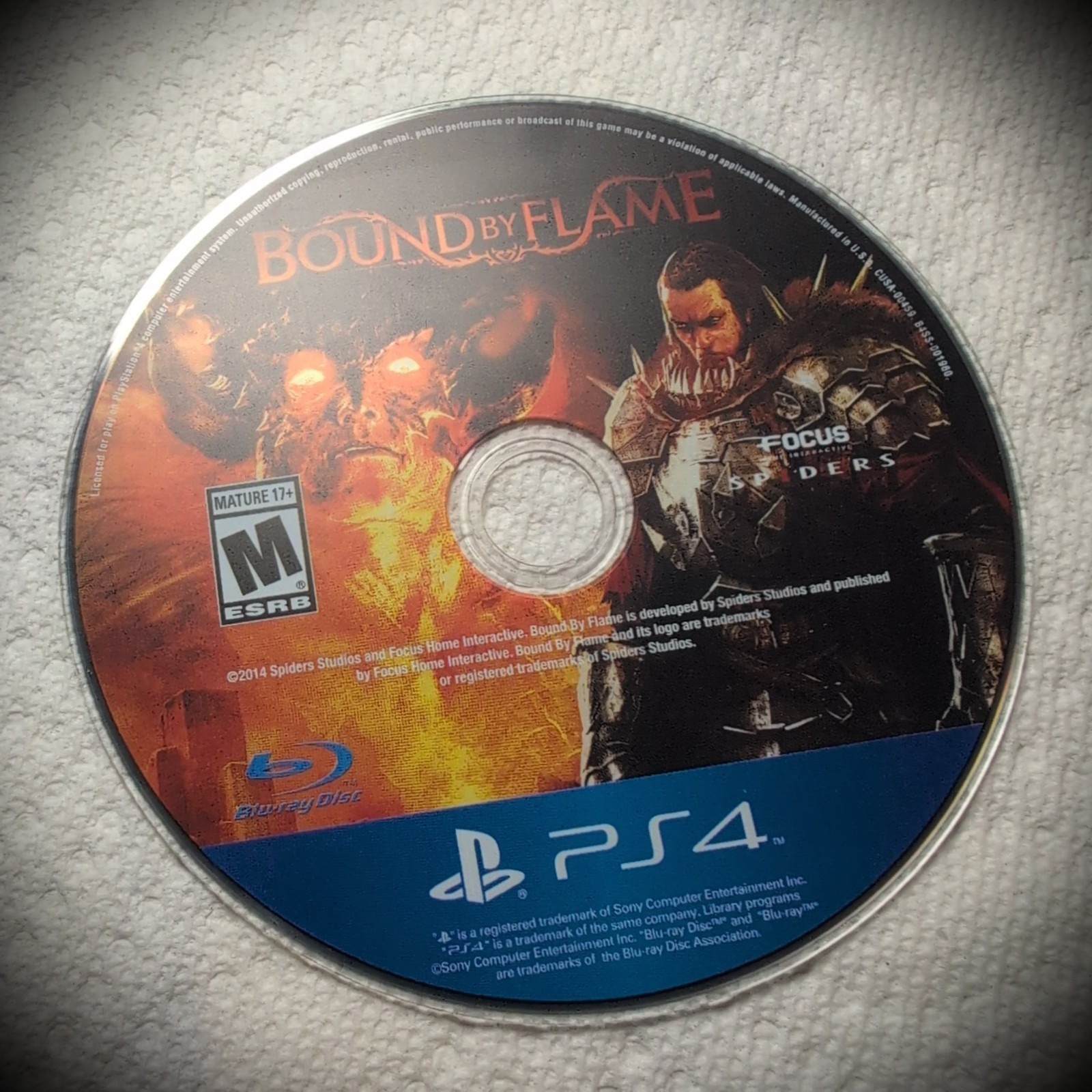 Bound By Flame Sony PlayStation 4 2014 PS4 Fantasy Role Playing Game Disc Only