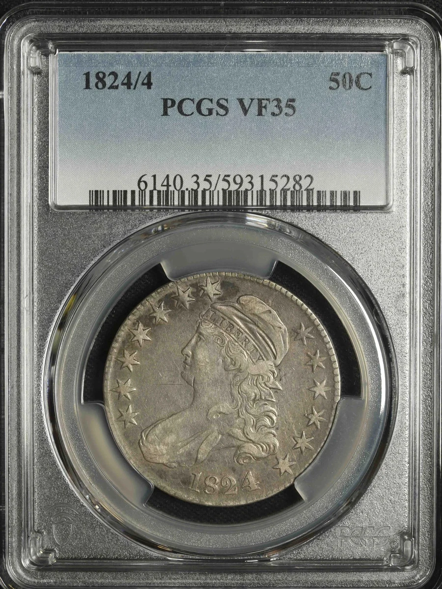 (PCGS鑑定品) アメリカ合衆国　キャップドバスト(文字縁タイプ) 1828 PCGS Certified US Early Half Dollar Coins (1794-1839) for sale | eBay