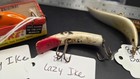883    2 VINTAGE KAUTZKY LAZY IKE KL1 Lures  Plus BASS BONUs — photo 3