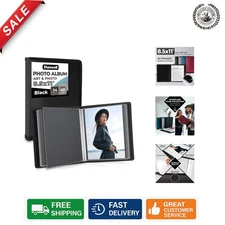 Versatile 8.5x11 Artist Binder with Acid-Free Pages - Perfect for Presentations