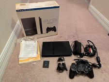 Sony PlayStation 2 Slim Line Version 1 Console - Charcoal Black SCPH-70012 