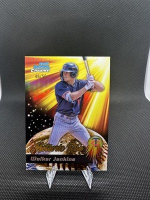 Walker Jenkins Meteoric Rise Gold Refractor /50 - 2025 Bowman Chrome