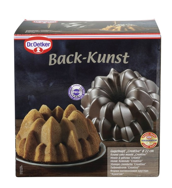 Gugelhupfform Backform Gugelhupf Creative Back-Kunst 22Cm Aluguss Dr Oetker 2550-image