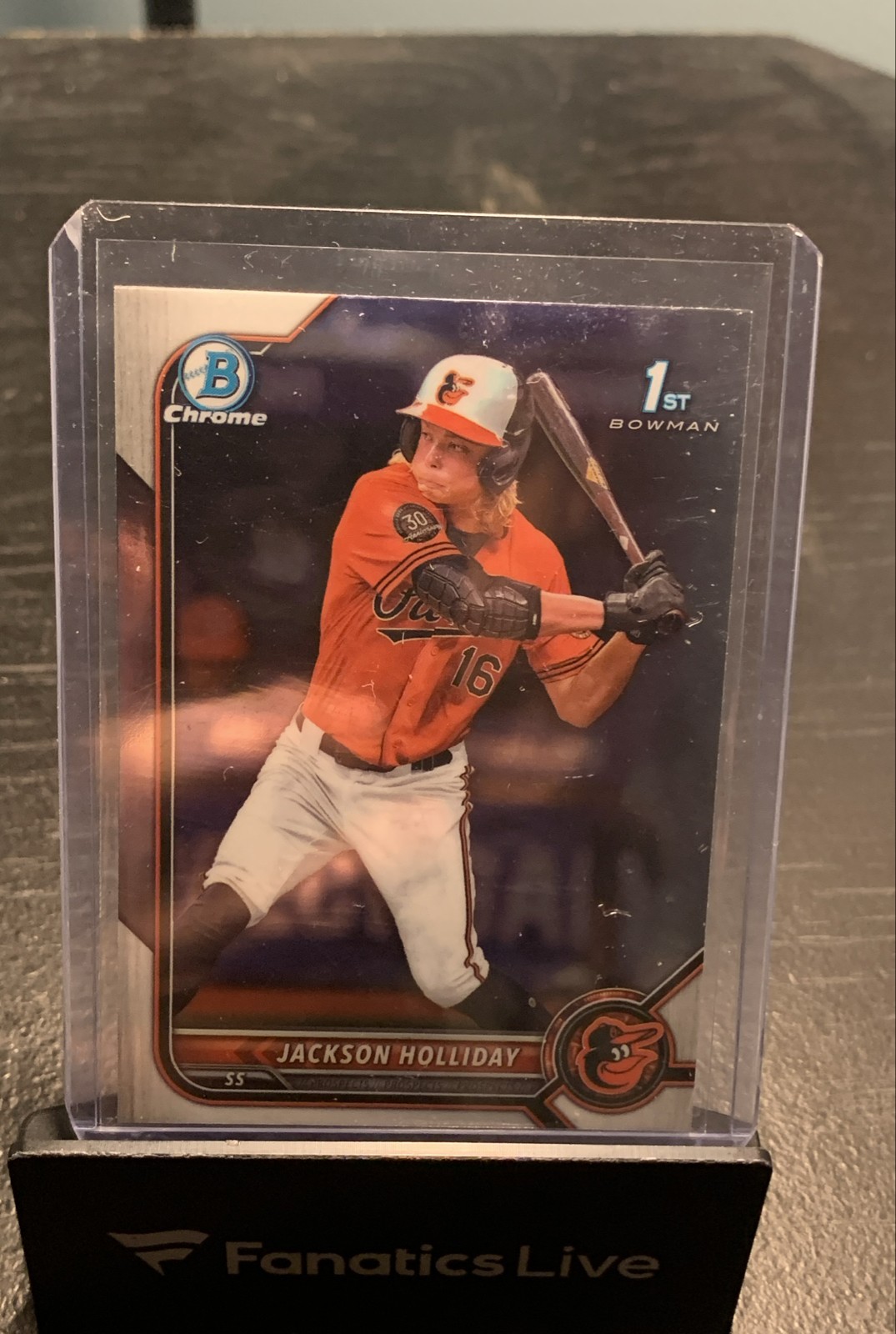 2022 Bowman Draft - Chrome Jackson Holliday #BDC-168 Refractor (RC)