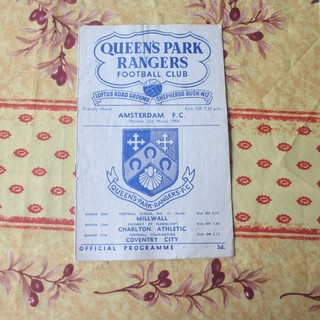 QPR v Amsterdam Friendly 1953/4