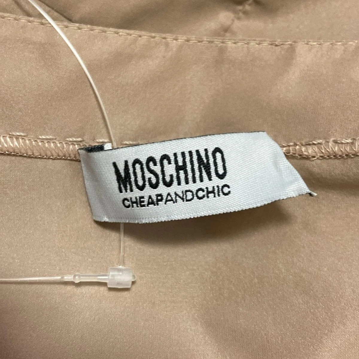 Autentico MOSCHINO CHEAP&CHIC Abito da donna rosa beige