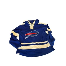 NFL Buffalo Bills lacer hoodie old time sports hoodie men’s size L