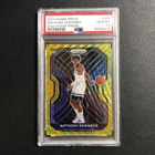 2020-21 Panini Prizm NBA Anthony Edwards RC Gold Wave Prizm PSA 10 Timberwolves