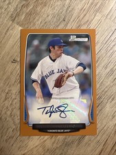 Tyler Gonzales 2013 Bowman Prospect Auto Orange /250 Toronto Blue Jays