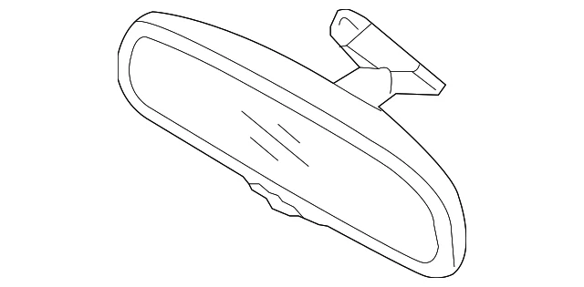 Genuine Hyundai 2010-2022 Accent Elantra Sonata Mirror Inside 85101-1U000