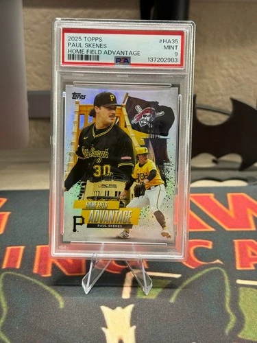 2025 Topps Home Field Advantage Paul Skenes RC #HA35 PSA 9 Pirates