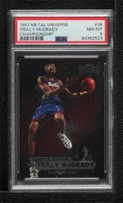 1997-98 Metal Universe Championship Preview Tracy McGrady #36 PSA 8 HOF 11ng