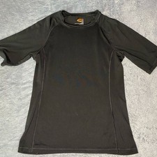 Black boys rash guard swim shirt size medium