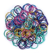 Binder Rings, Loose Leaf Rings,Office Book Rings - 1 Inch 100pcs Assorted
