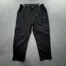 5.11 Tactical Pants Mens 38x30 Black Cargo Elastic Waist Workwear 74273-019