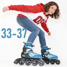 Kinder Inline Skates verstellbar Größe 33 3...