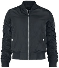 Black Premium by EMP Damen schwarze Bomber Ja...