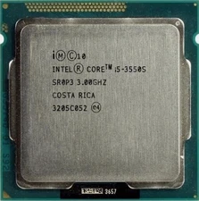 3rd Gen Intel Core i5-3550S LGA1155 CPU Processor Quad-Core SR0P3 3.0GHz 6MB