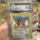 Pokémon TCG Dragonite #5 Black Star Promo WB First Movie Stamp CGC Gem Mint 10