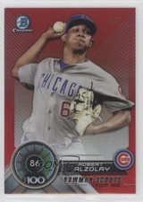 2018 Bowman Bowman Scouts' Top 100 Red Refractor /5 Adbert Alzolay #BTP-86 13iq