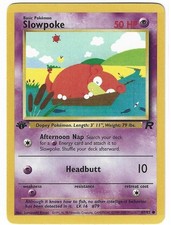 1999 Pokémon 1st Edition Slowpoke Team Rocket 67/82  NM on eBay