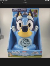 Bluey No Spill Musical Bubble Machine Plays Music Children's Water Toy 4 Fl. Oz
