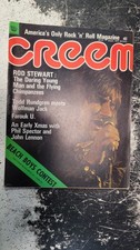 Creem Magazine August 1972 Rod Stewart, Lennon, Rundgren, Beach Boys, Dust, Tull