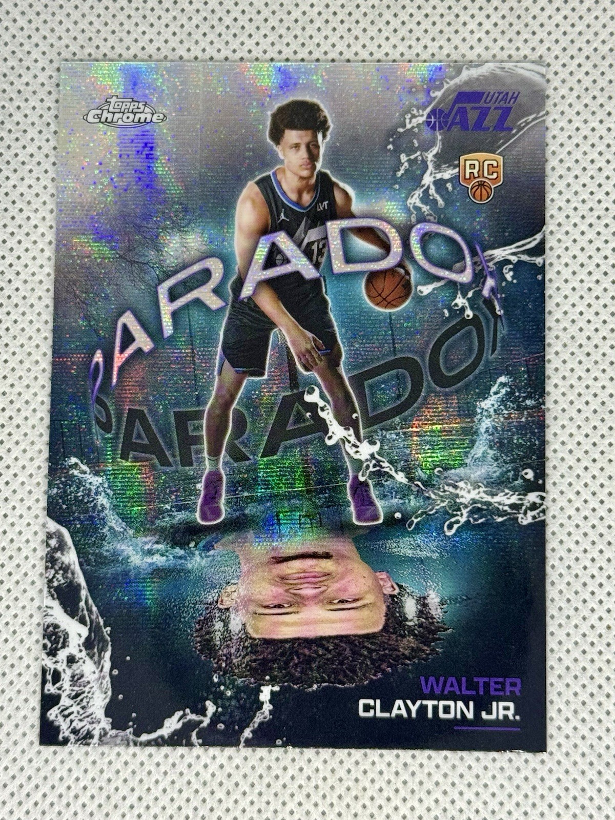 2025-26 Topps Chrome Walter Clayton Jr Paradox Rookie RC Case Hit SSP Jazz PX-29