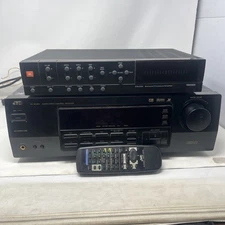 JVC RX-6008V Audio/video receiver & JBL ESC200 surround processor/ amplifier 