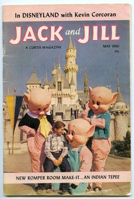 KEVIN CORCORAN Moochie Visits Disneyland 1960 Jack and Jill Magazine Walt Disney