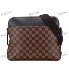 Louis Vuitton LV Damier Ebene Jake PM Pre-Loved Brown Bag