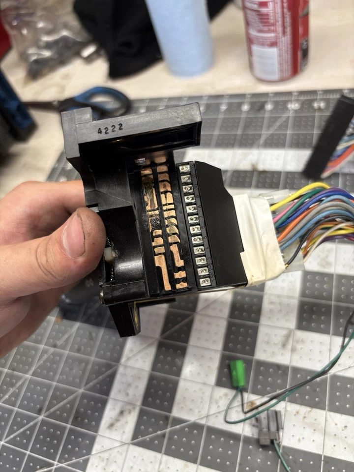 Señal de giro Chevy/GMC 1999-2002, interruptor limpiaparabrisas, interruptor de control de crucero Foto 3 de 3