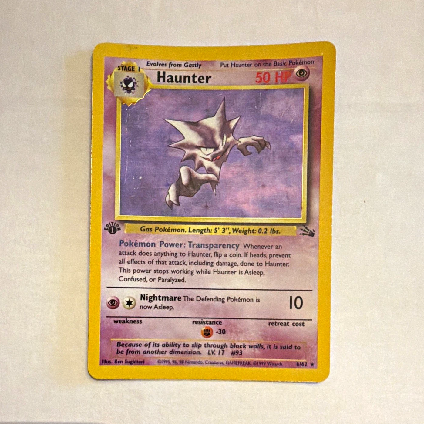 Haunter - Fossil #6 Price & Value ($51.77) | PokeScope