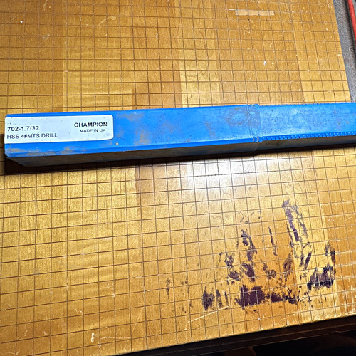 Champion HSS Taper Shank Drill Bit 1-7/32 in 4MT S 10 in L 792-1-7/32 - Afbeelding 1 van 7
