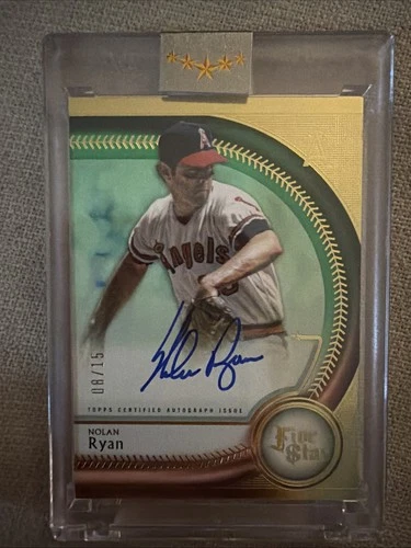 2025 Topps Five Star Nolan Ryan Auto #6/15 FSA-NR