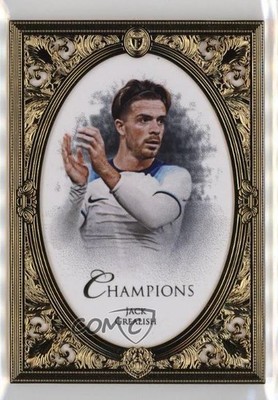 2023 Unique World Football Champions 23KT Gold Framed 10/14 Jack Grealish 1m1a