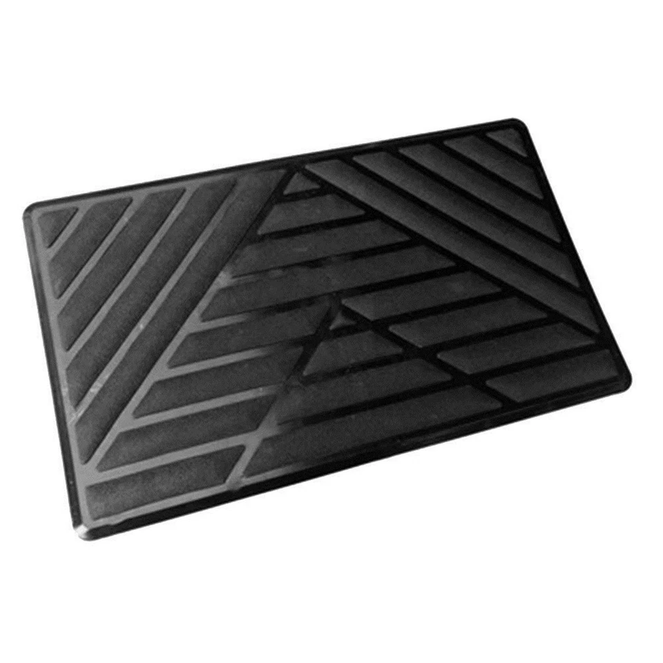 Floor Carpet Mat Patch Cover Foot Heel Plate Pedal Pad Waterproof Black For Car Foto 4 de 4