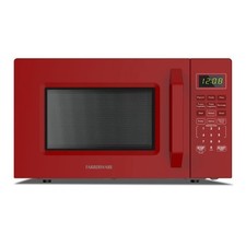 1.1 cu ft 1000 W Countertop Microwave Oven with Auto Cook Menus, Red