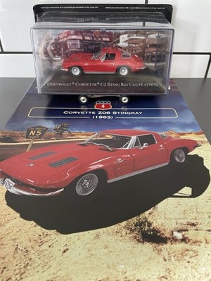 DeAgostini American Cars 1:43 Chevrolet Corvette C2 Stingray - ungeöffnet & mag