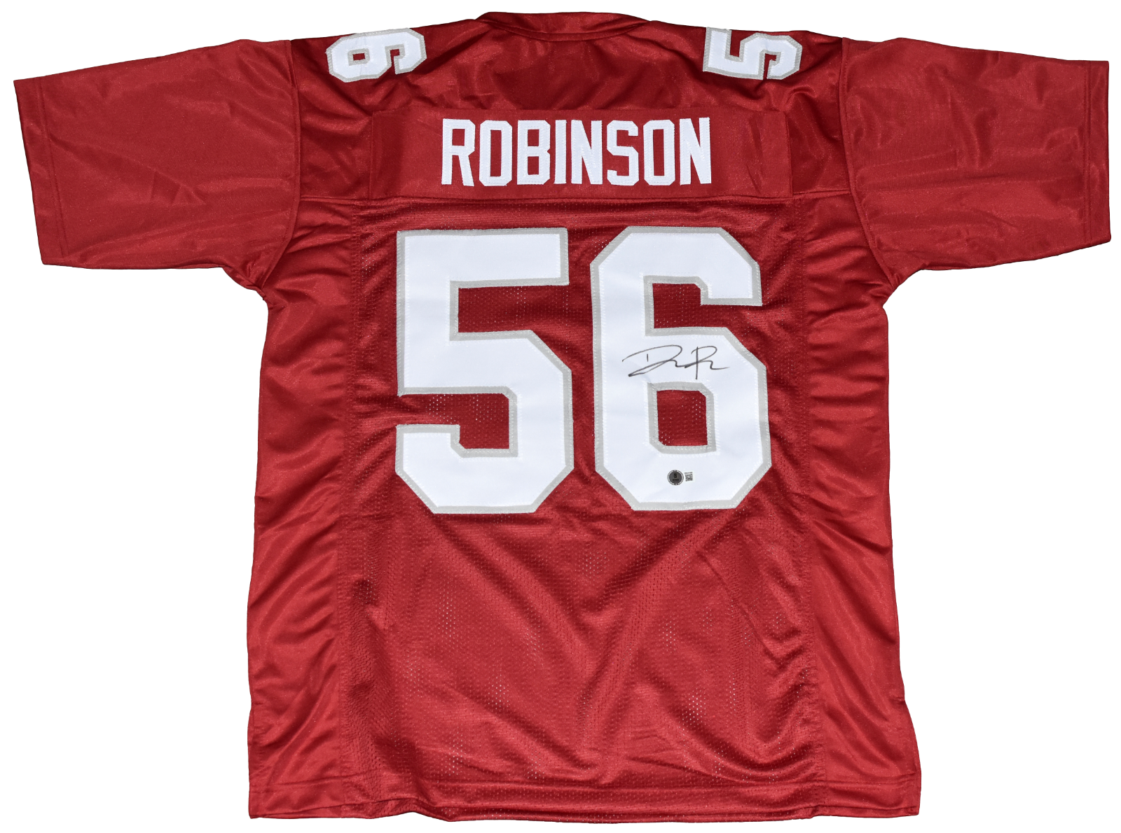 Darius Robinson Autographed Signed Arizona Cardinals #56 RED JERSEY BECKETT 