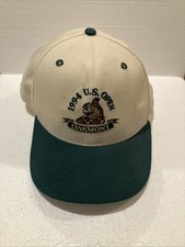 Vintage U.S. Open Oakmont Hat White Green Gol...