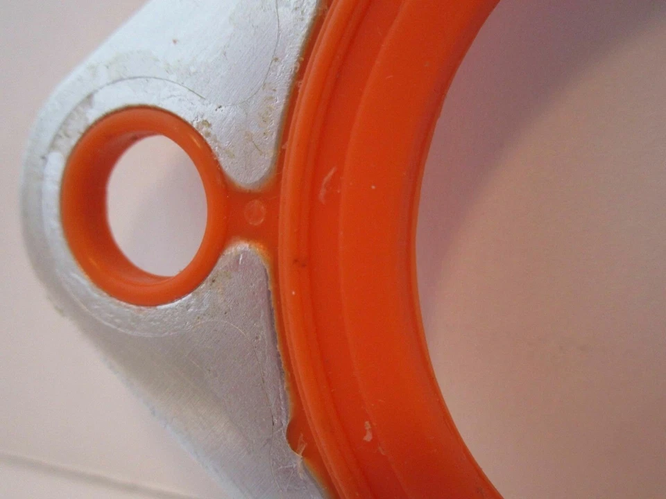 2PARA CHEVY TERMOSTATO CARCASA AGUA CUELLO SALIDA ALUMINIO SILICONA JUNTA sbc bbc Foto 4 de 4