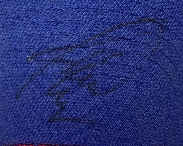 Chase Utley Jamie Moyer Signed Philadelphia Phillies Adjustable Hat JSA - Image 3 of 4