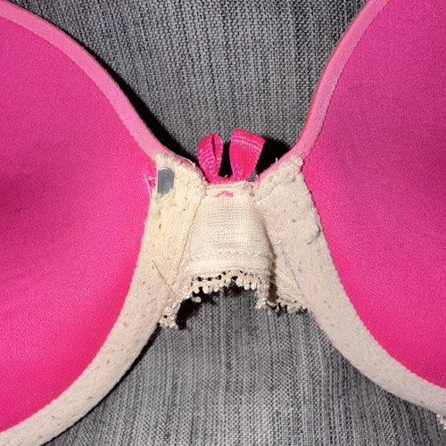 Victoria's Secret Dream Angels Push Up Bra 36B Pink Lace Adjustable Straps