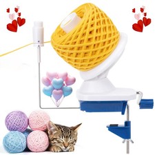 Caydo Yarn Winder with Tension Spring, One Hand Operated Winder, 4-7oz Effici...