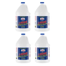 Lucas Oil Pure Petroleum Engine Oil Stop Leak 1 Gallon Bottles Set of 4