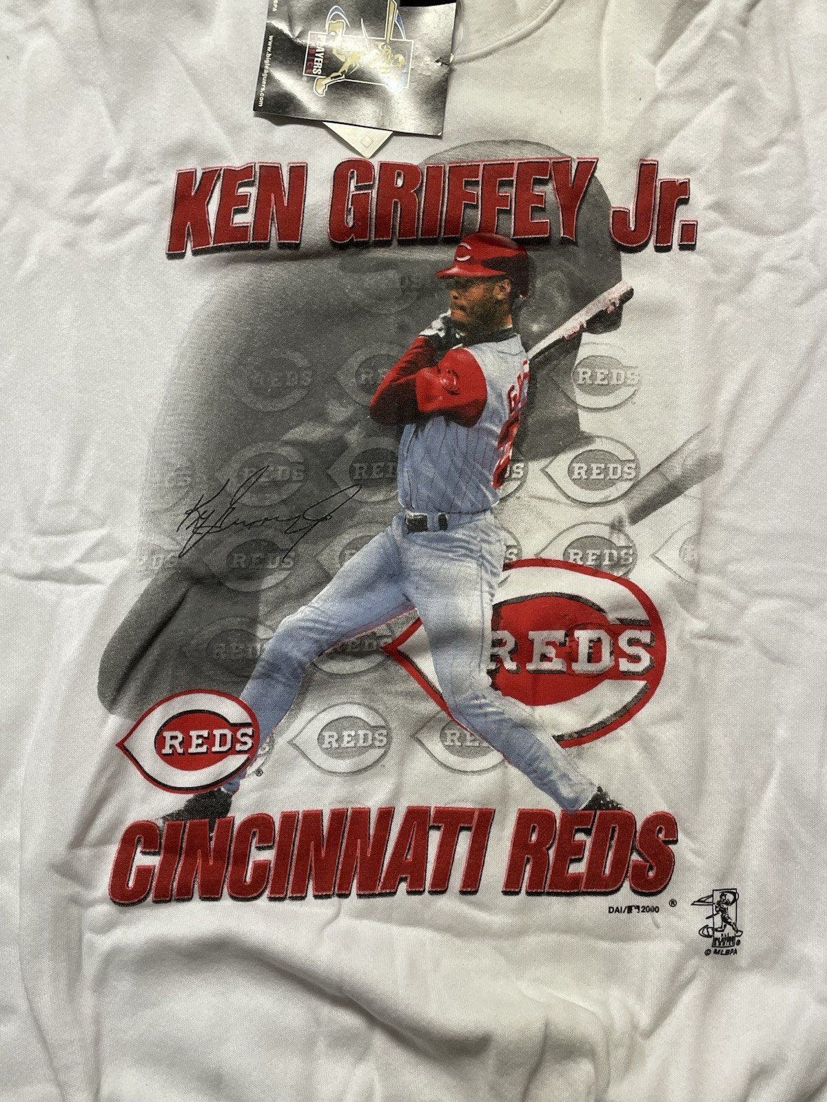ALTRA Camicia Griffey Jr FELPA nuova con etichette adulto bambino (vedi foto per dettagli)