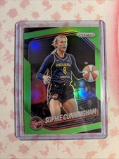 *RARE* SOPHIE CUNNINGHAM 2025 PANINI PRIZM WNBA LIME GREEN #d /225 INDIANA FEVER