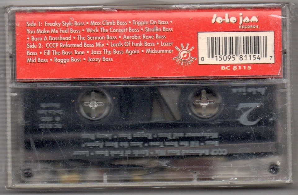 BASS CREATIONS The Best Of SEALED Rap Tape So-Lo Jam Records Miami 1995 - Image 2 of 3